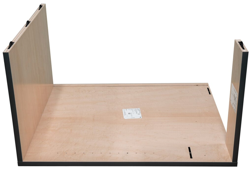 Attaching the top front rail