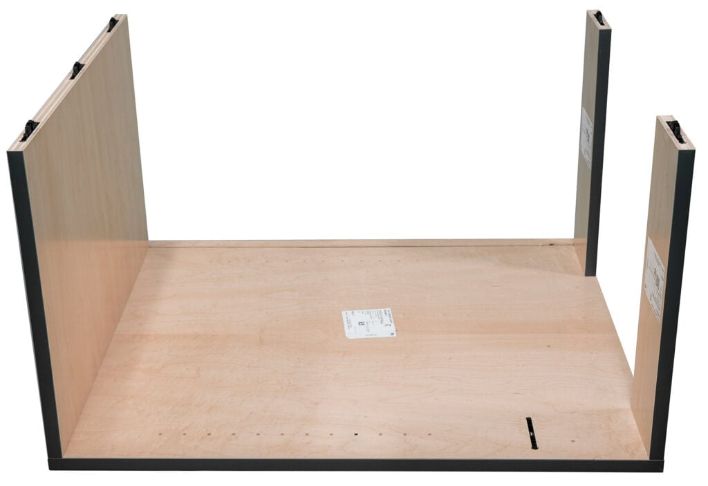 Top back rail attached