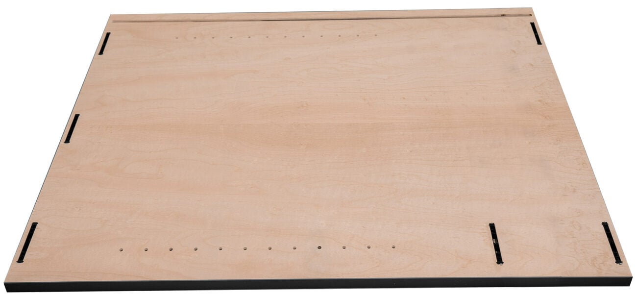 Panel without drawers