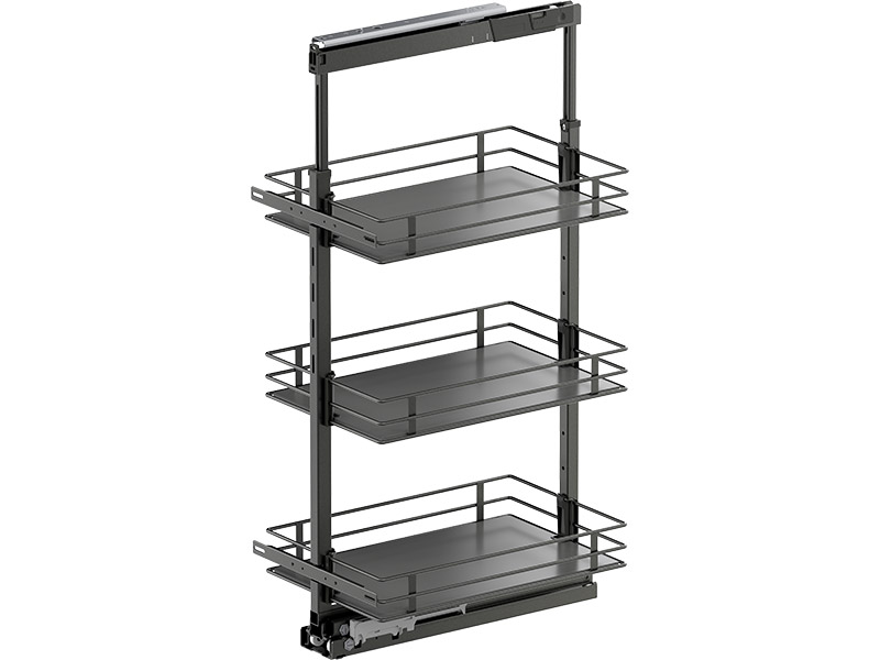 Tal Pantry 3 basket in gray